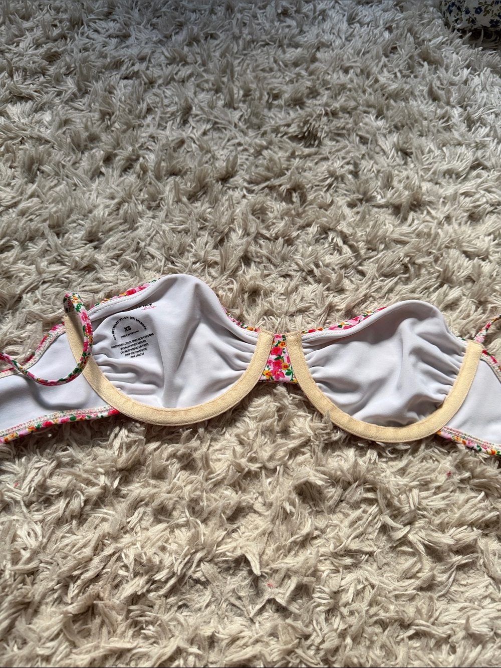 Pacsun Floral Bikini Top